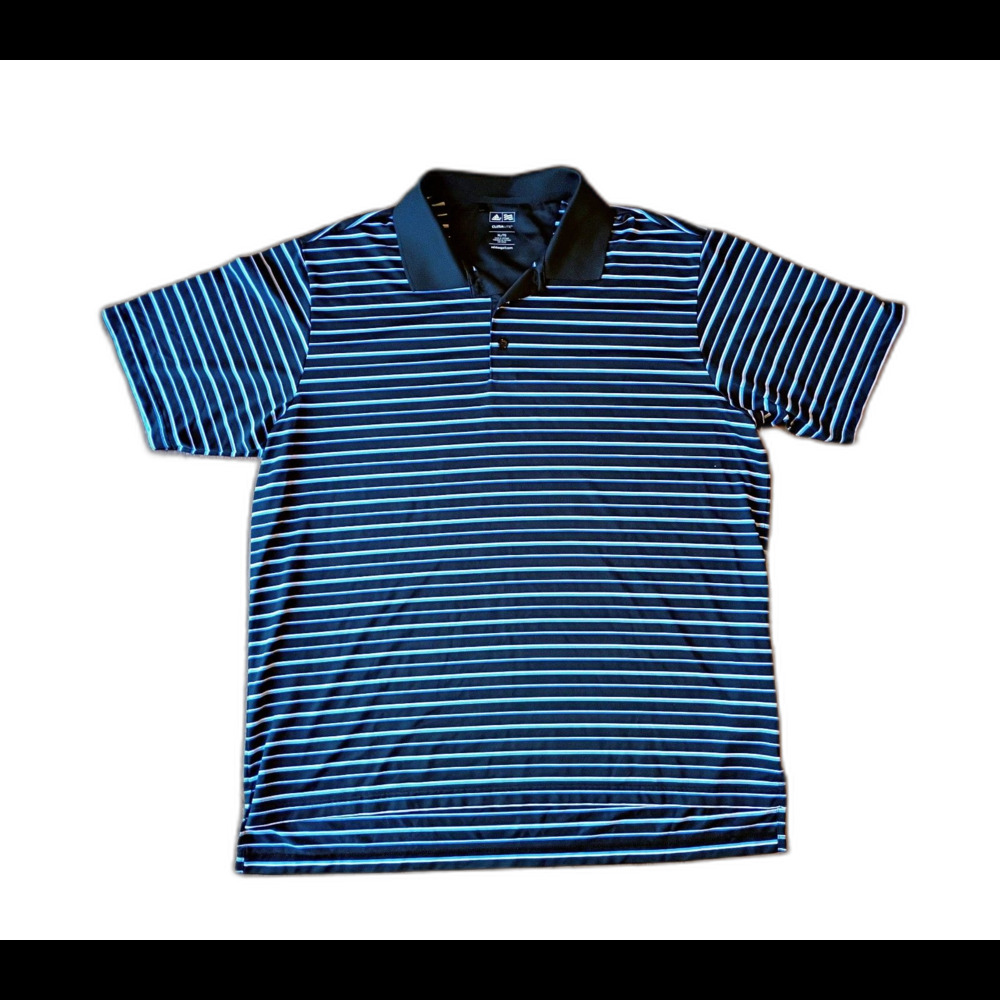 Adidas Climalite Striped Polo XL